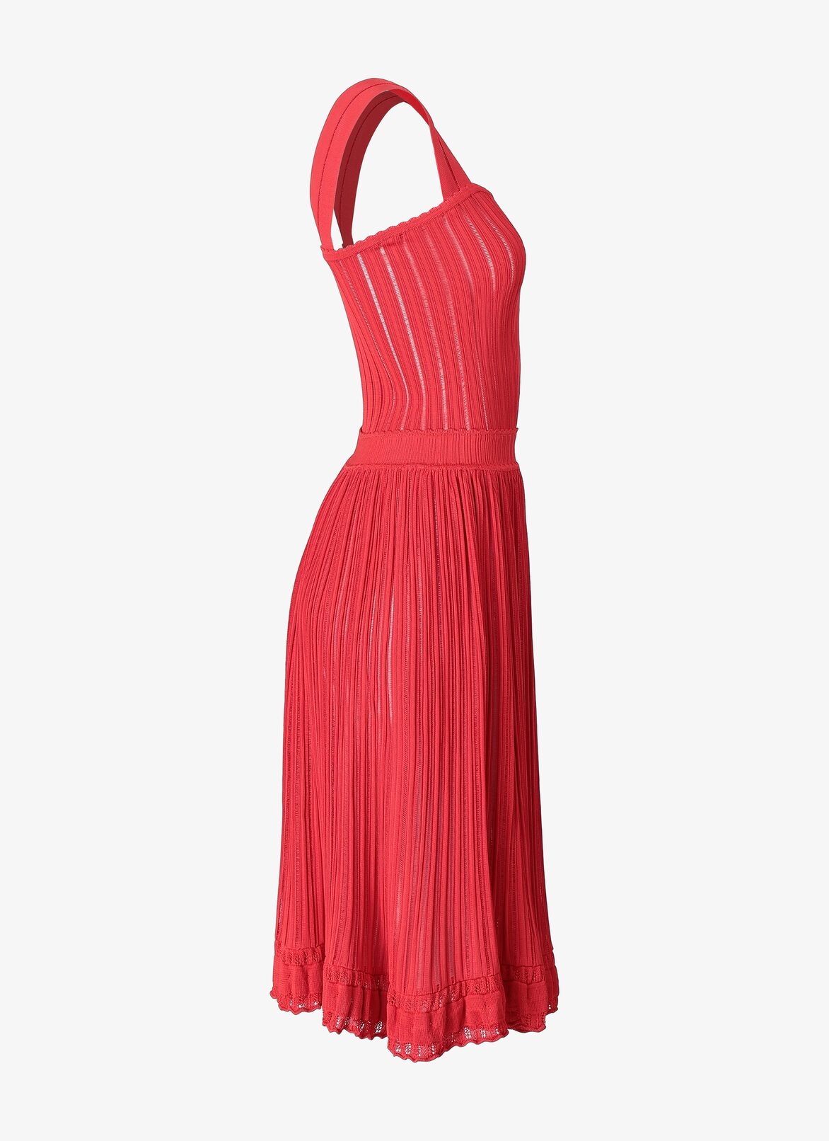 Flared Mini-Dress ALAÏA RED FLARED MINI-DRESS